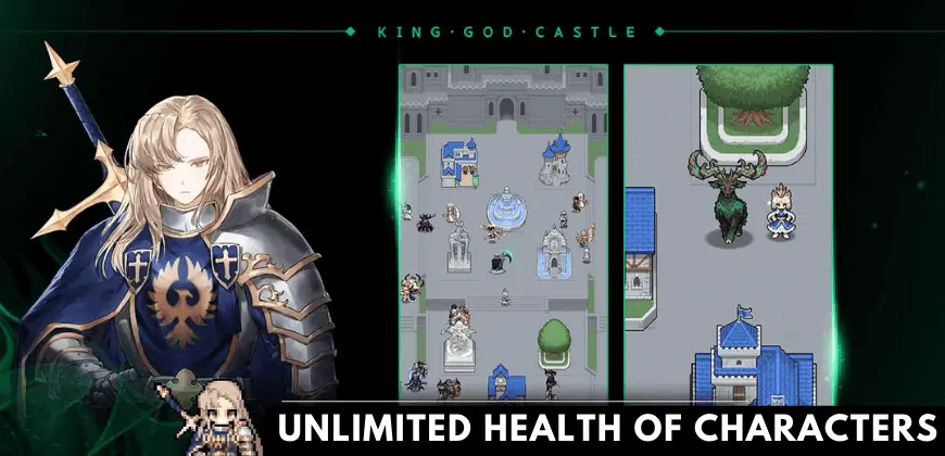 Unlimited health of characters