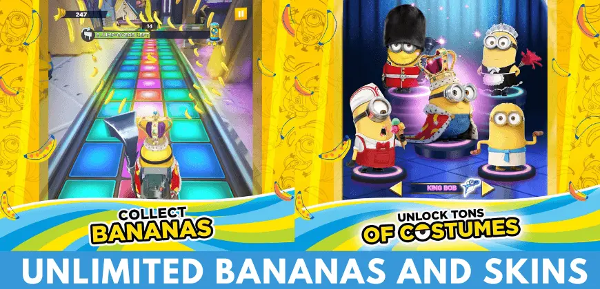 Minion Rush Unlimited Bananas